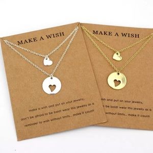 Mother and Daughter necklace set